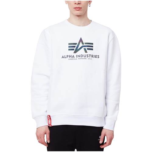 Sweatshirts Alpha Industries Basic Sweater Rainbow Reflective Print